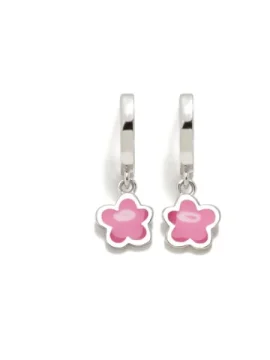 Argolas ARP Água Flor AQU em Prata de Lei 925 em várias cores