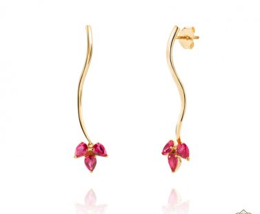 Brincos Saudade Tulipa 1B7-FL0462