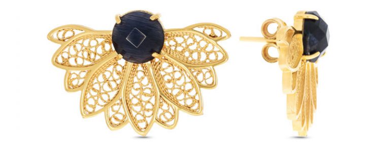 Brincos Saudade Leque 1B7-111048