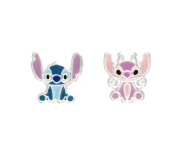 Brincos Disney Stitch Angel AG054B4, o mimo perfeito para os mais novos