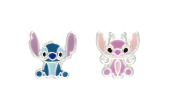 Brincos Disney Stitch Angel AG054B4, o mimo perfeito para os mais novos