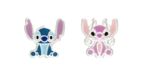 Brincos Disney Stitch Angel AG054B4, o mimo perfeito para os mais novos