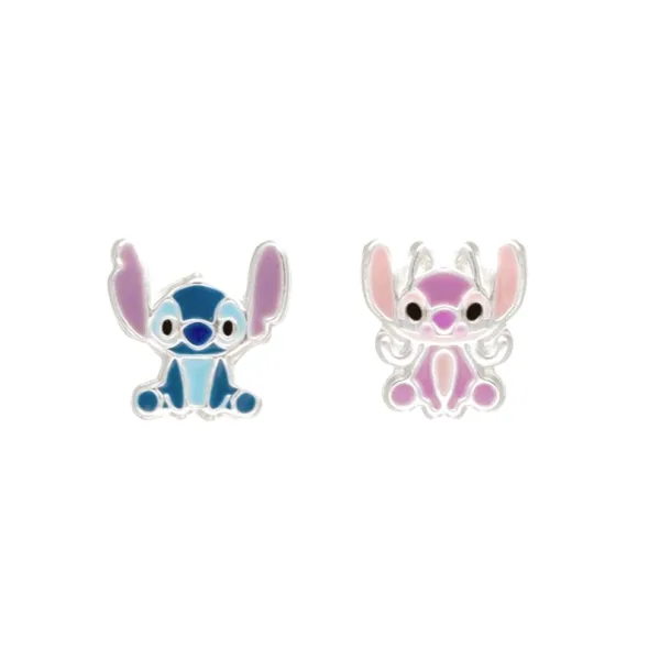 Brincos Disney Stitch Angel AG054B4, o mimo perfeito para os mais novos