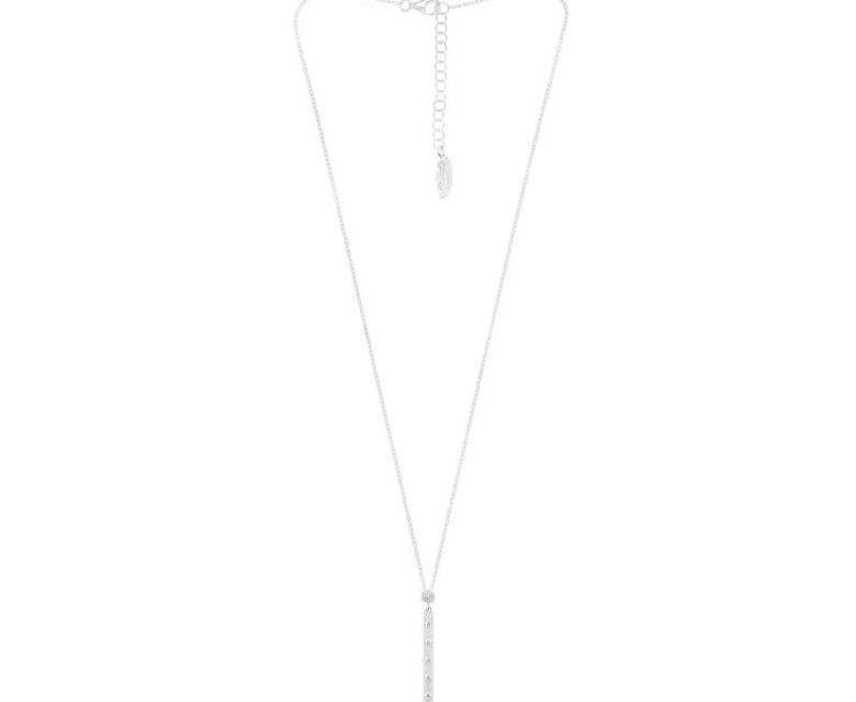 Colar Eugénio Campos Nouveau 106.B609.B.1.00 em Prata de Lei 925 e com Zircónias. Uma peça Intemporal