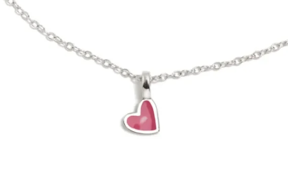 Colar ARP Aqua Coração 110AQU em Prata de Lei 925. Uma coleção divertida e cheia de cor para as mais pequenas!