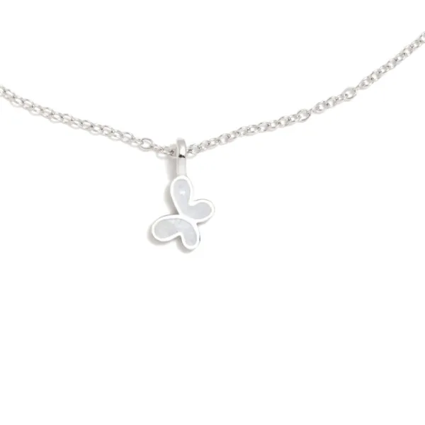 Colar ARP Borboleta Madrepérola 125ROS em Prata de Lei 925. Uma coleção divertida e cheia de cor para as mais pequenas!