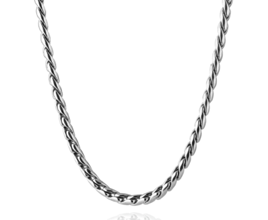 Colar Hassu 7HSS220630 em Aço inoxidável. A peça que lhe faltava para dar brilho ao seu dia-a-dia