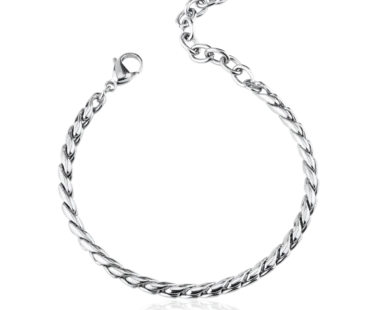 Pulseira Hassu 7HSS220630A em Aço Inoxidável. A peça perfeita para o dia-a-dia