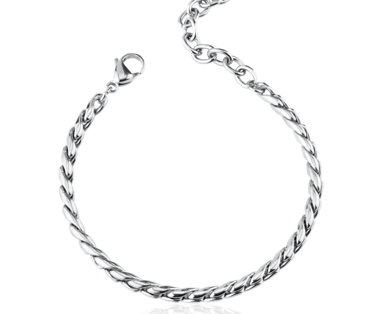 Pulseira Hassu 7HSS220630A em Aço Inoxidável. A peça perfeita para o dia-a-dia