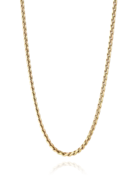 Colar Hassu Golden 7HSS220630B em Aço Inoxidável Dourado. A peça perfeita para o seu dia-a-dia