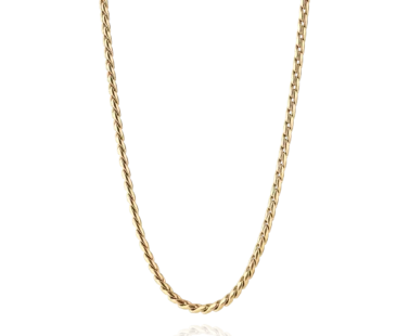 Colar Hassu Golden 7HSS220630B em Aço Inoxidável Dourado. A peça perfeita para o seu dia-a-dia